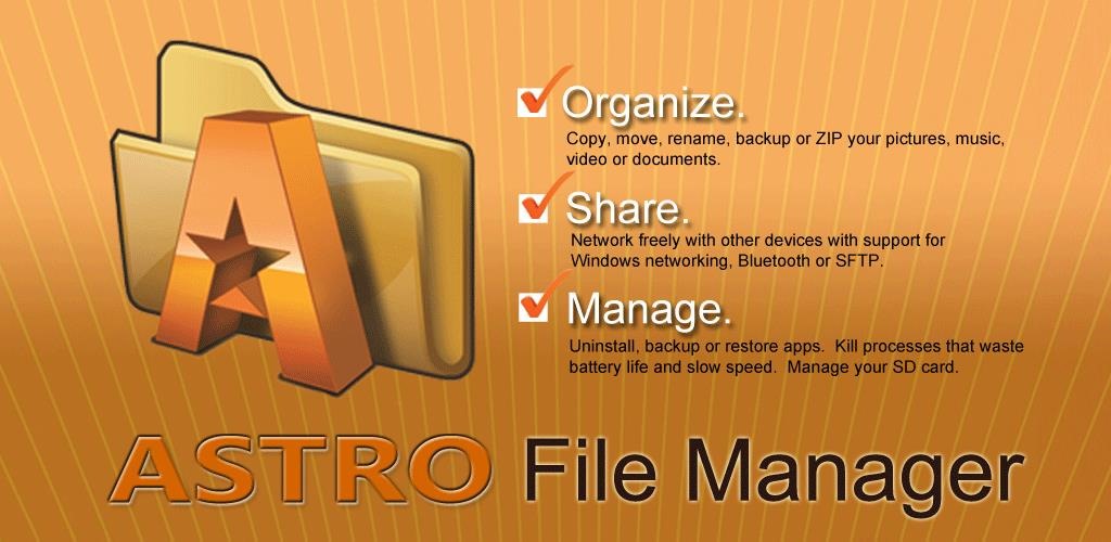 Astro File Manager with Cloud – High End Management Without Rooting