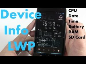 Device Info Live Wallpaper – Go Beyond Aesthetic Appeal