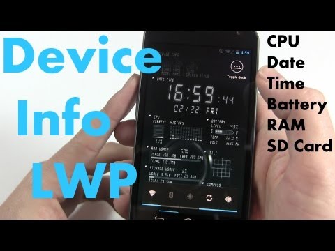 Device Info Live Wallpaper Go Beyond Aesthetic Appeal One Click Root