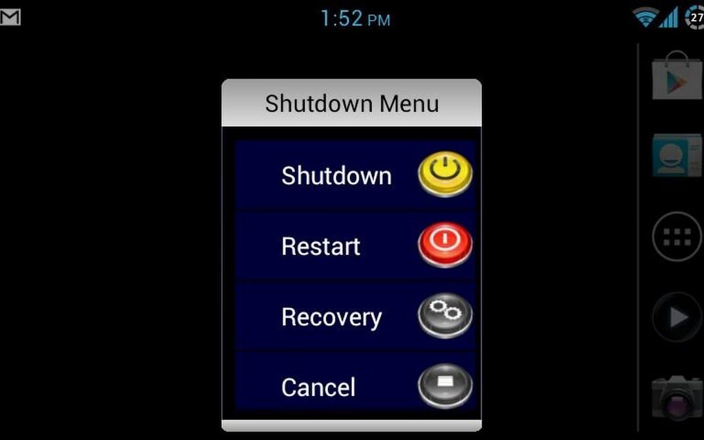 Shutdown Menu 2