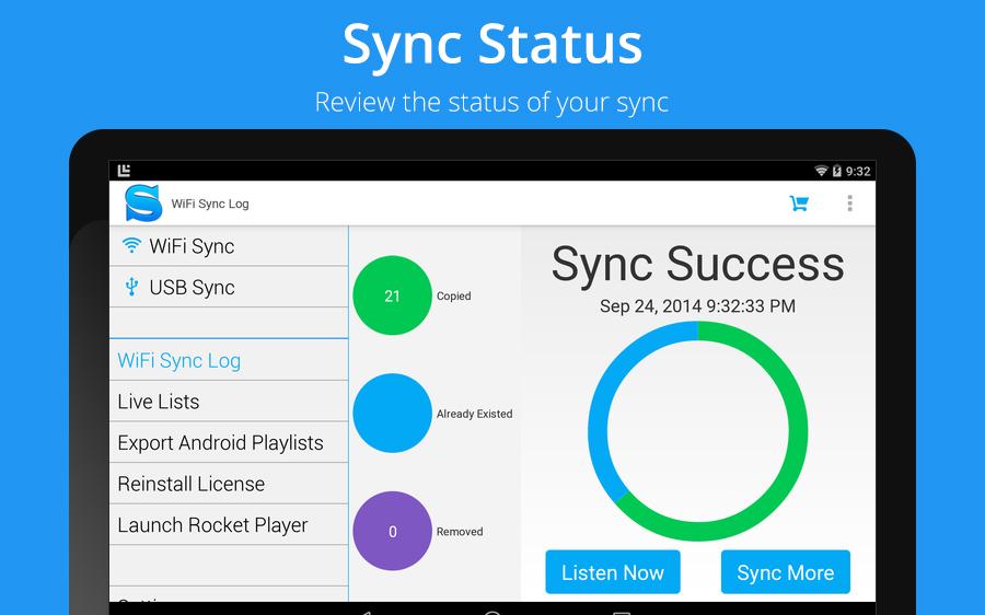 isyncr for itunes for android