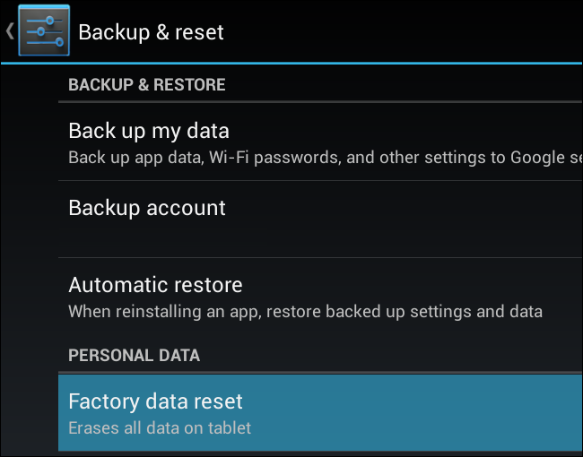 what do i lose when i reset encrypted data