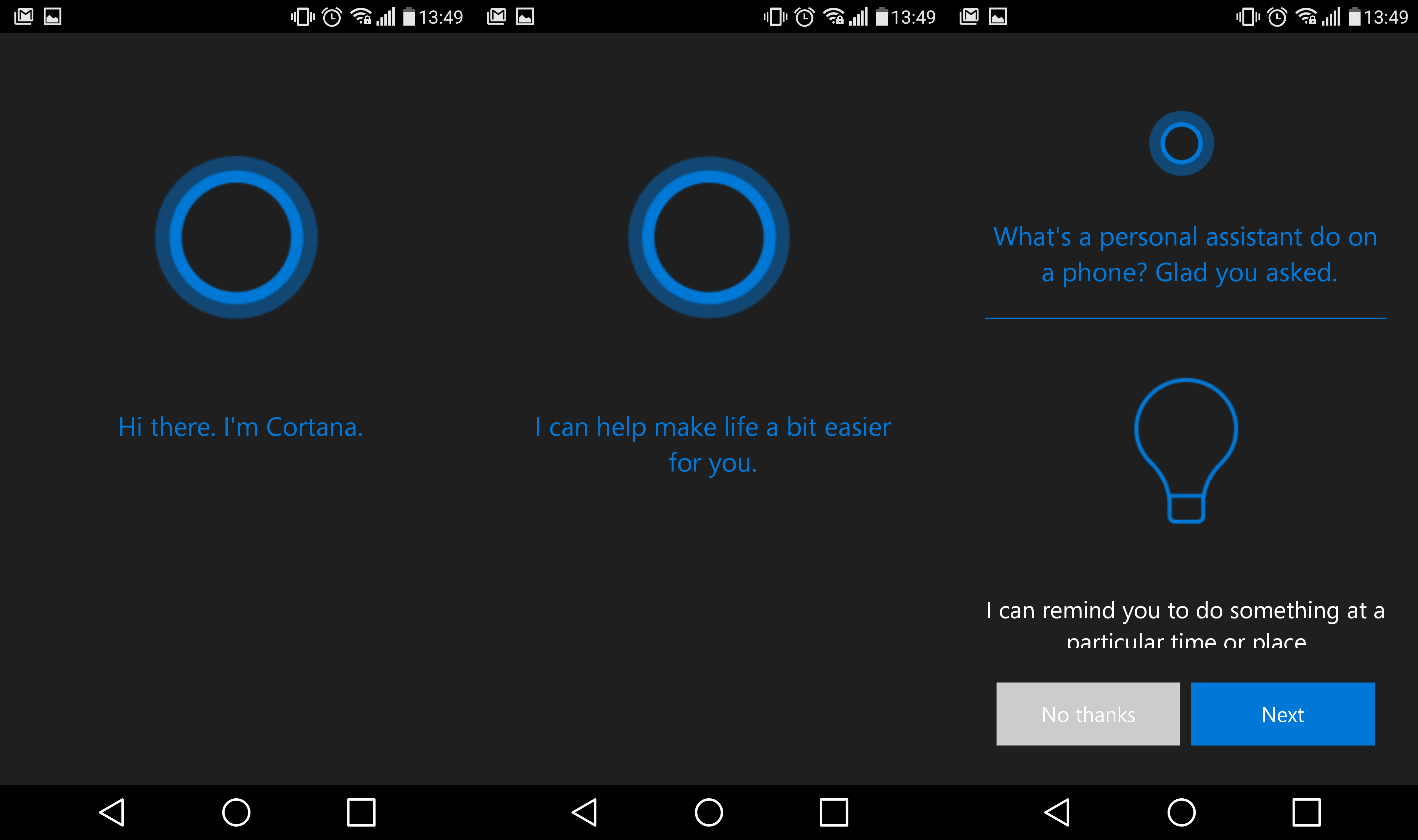 Приложение cortana