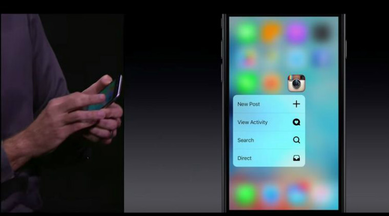 instagram force touch