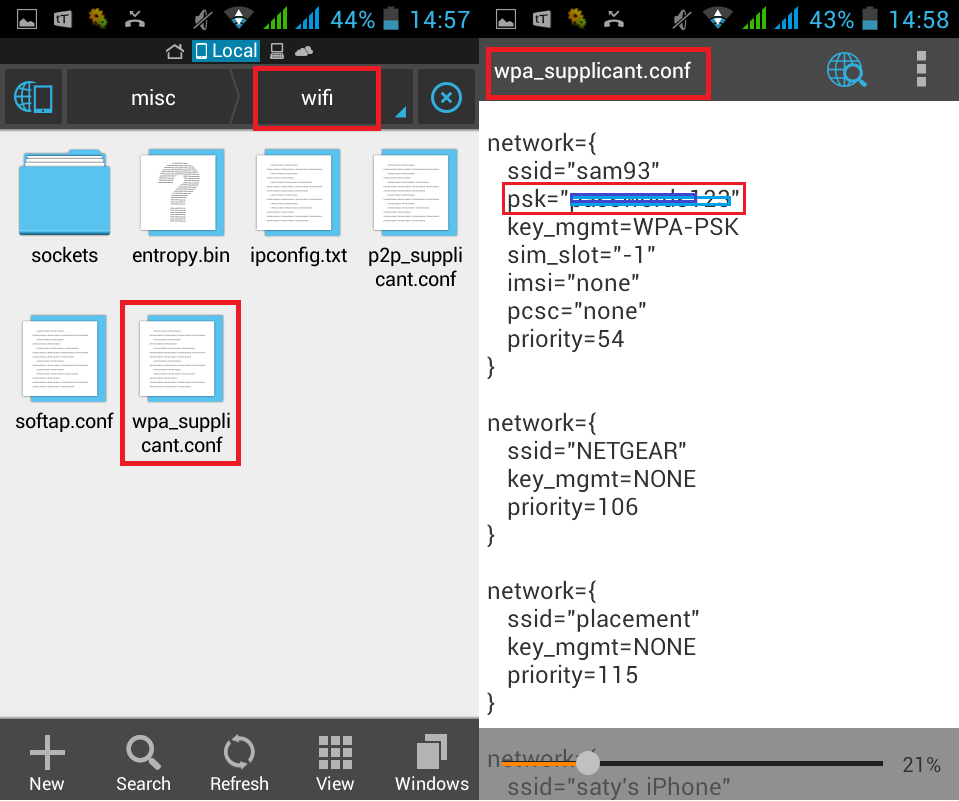 Export Wifi Passwords Android Without Root