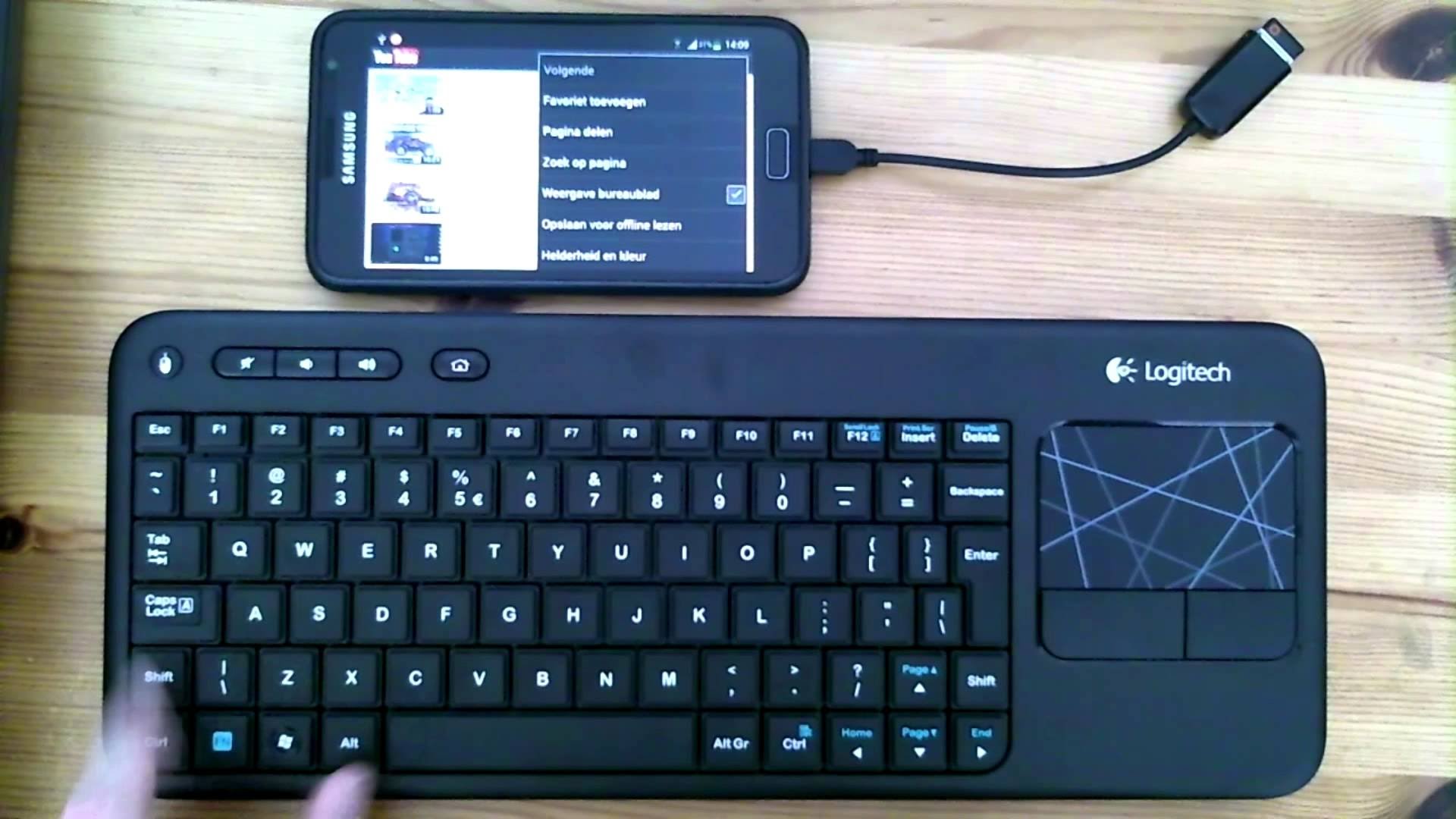 use pc keyboard on android