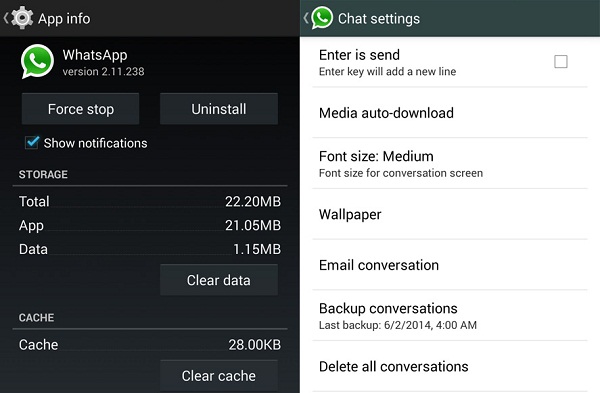 5 Fast Ways to Troubleshoot WhatsApp Problems | One Click Root