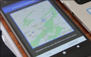 Downloading Google Maps for Offline Navigation on Android