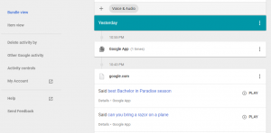 Google Stores Audio Files of All Your “OK Google” Requests – and You Can Listen to Them Online