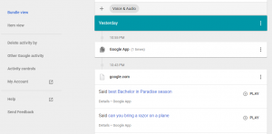 Google memorizza i file audio di tutte le tue richieste "OK Google" e puoi ascoltarli online