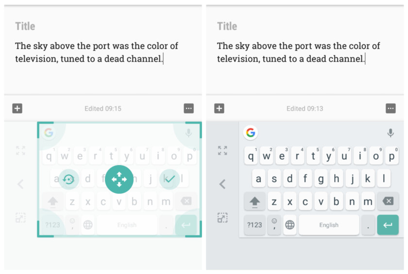 New floating Gboard keyboard – a multitasking wonder!