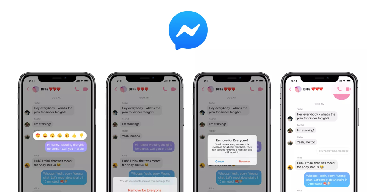 You can now “unsend” on Facebook Messenger – here’s how