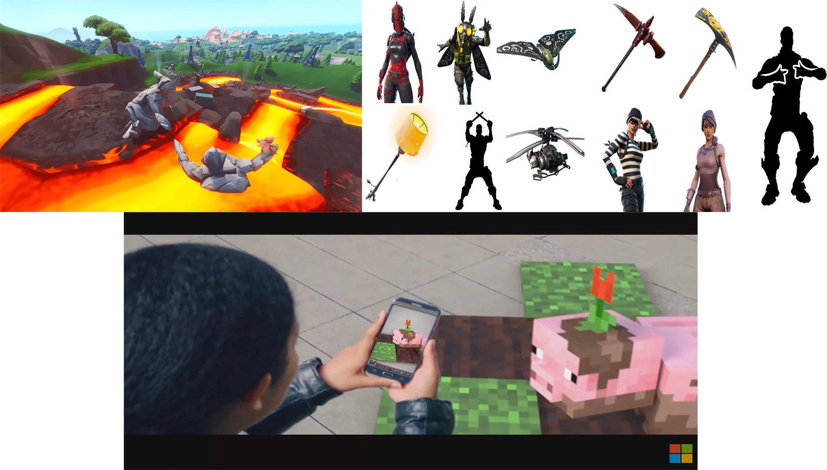 Обновление игр для Android: обновление карты и предметов Fortnite, мобильные  AR-игры Minecraft | Корень в один клик