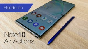 Galaxy Note 10 の Air Actions の仕組みは次のとおりです。