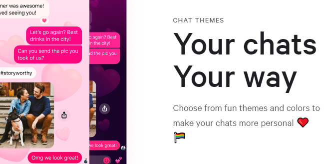 Chat Themes in Facebook's Messenger
