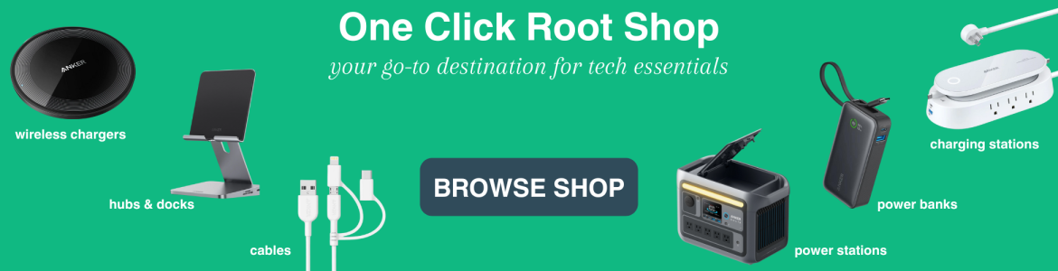 „One Click Root Shop“ produktai